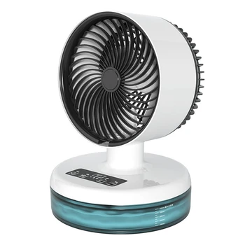 1 Gabalas Mini Elektrinis Ventiliatorius Namų Desktop Desktop Purškimo Dulkinimo Ventiliatorius, Nešiojamas Mini Drėkinimo Ventiliatorius